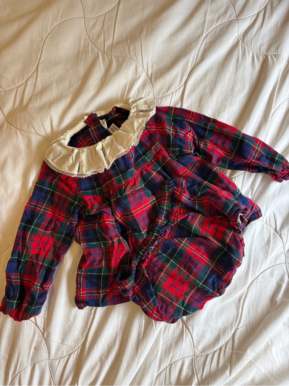 Janie and Jack Christmas dress and bloomers 18-24 months